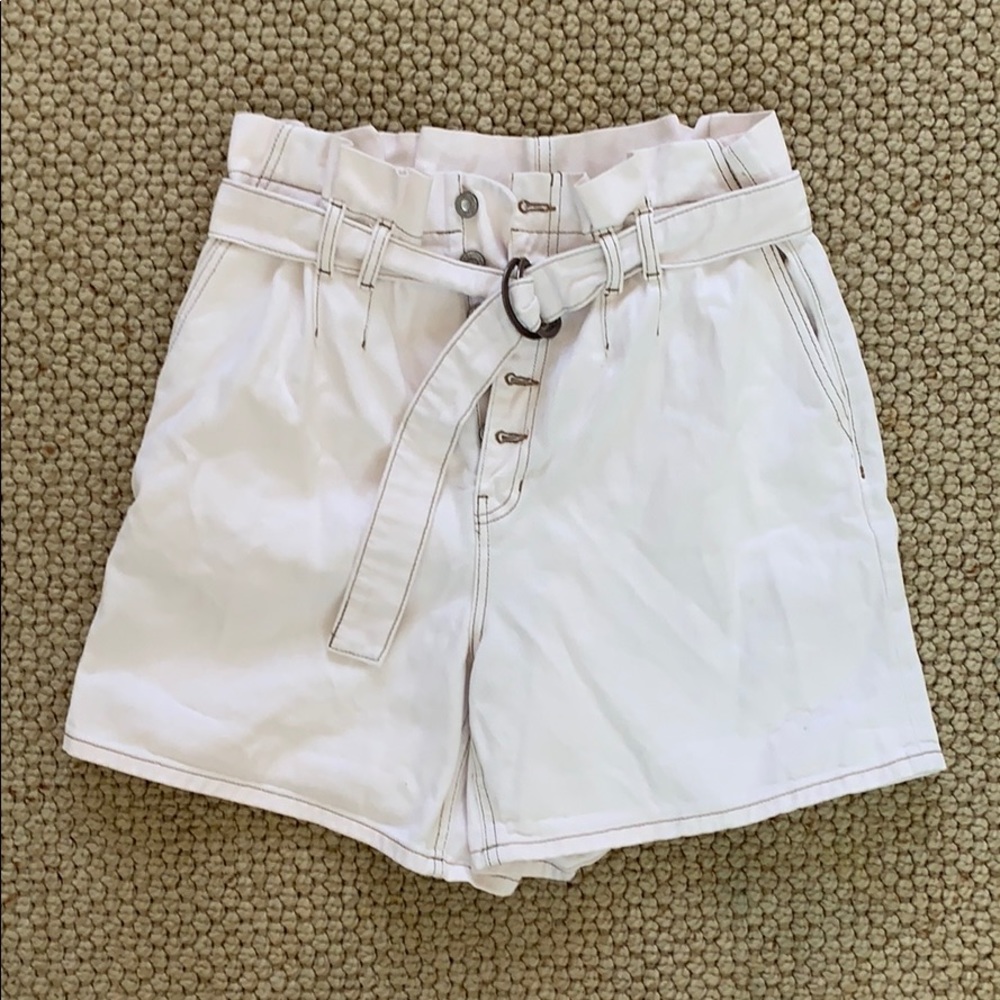 Free people white shorts!
